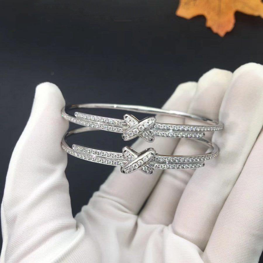 ®Lume Jewelry®ジュードゥブレスレット ダイヤモンド シルバー