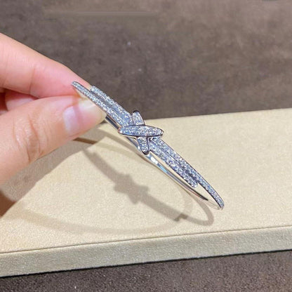®Lume Jewelry®ジュードゥブレスレット ダイヤモンド シルバー