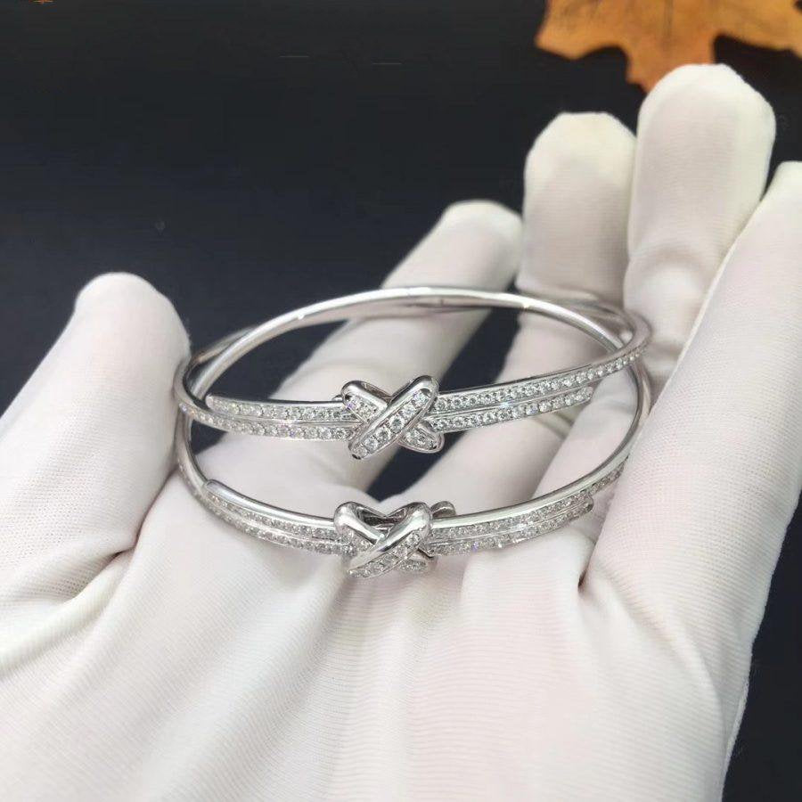 ®Lume Jewelry®ジュードゥブレスレット ダイヤモンド シルバー