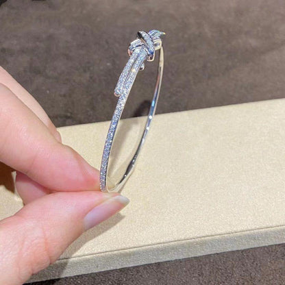 ®Lume Jewelry®ジュードゥブレスレット ダイヤモンド シルバー