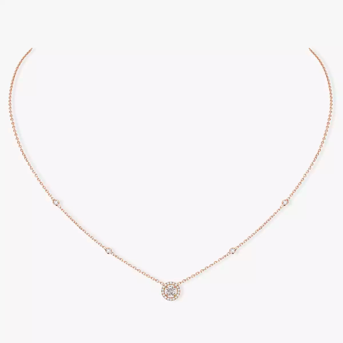[Lume Jewelry]Diamond Necklace 0,20ct Brilliant Shape Joy