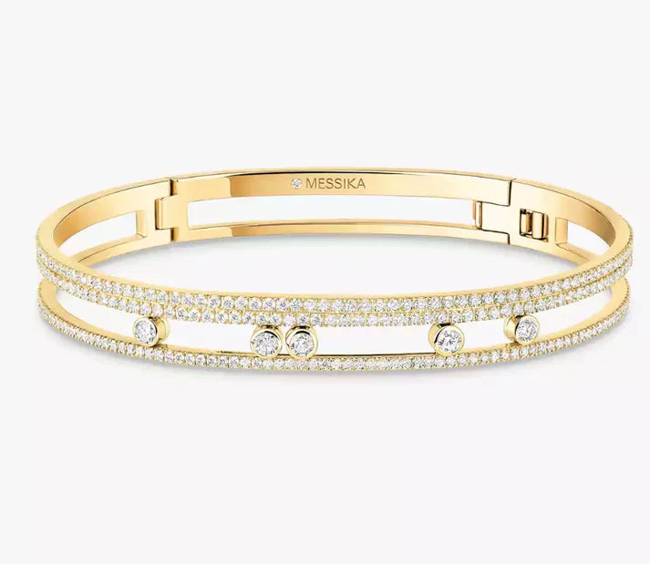 [Lume Jewelry]M Roman Full Diamond Bracelet