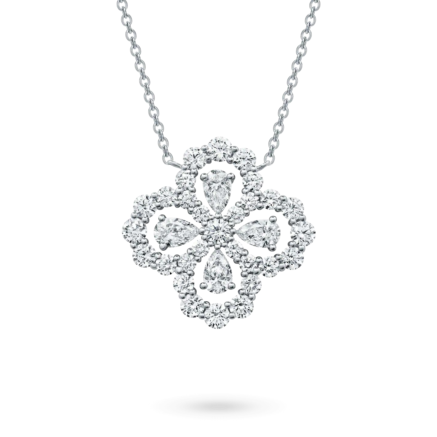 ¡®Lume Jewelry¡¯LOOP NECKLACE FULL MOTIF DIAMOND 16MM MULTIPLE COLORS