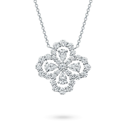 ¡®Lume Jewelry¡¯LOOP NECKLACE FULL MOTIF DIAMOND 16MM MULTIPLE COLORS