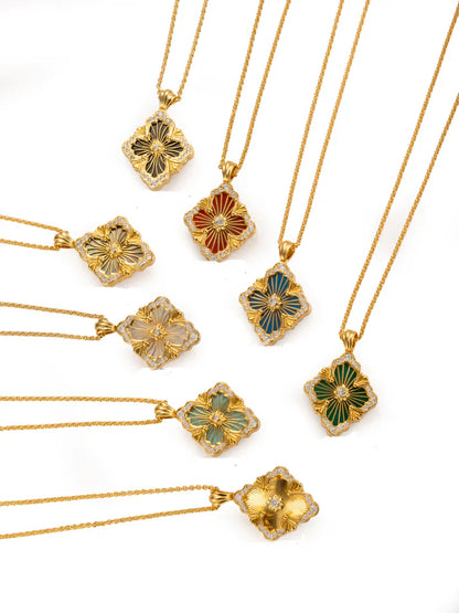 [Lume Jewelry] B.C.L BIG SIZE ENAMEL NECKLACE£¨Various