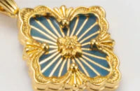 [Lume Jewelry] B.C.L SMALL SIZE ENAMEL NECKLACE£¨Various colors)