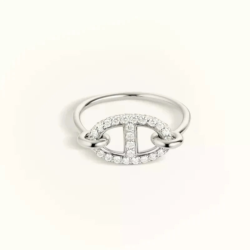 ¡®Lume Jewelry¡¯RONDE SMALL SILVER DIAMOND RING