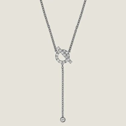 ¡®Lume Jewelry¡¯FINESSE SILVER DIAMOND NECKLACE