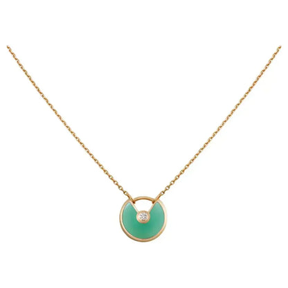 ¡®Lume Jewelry¡¯AMULETTE GOLD MALACHITE NECKLACE