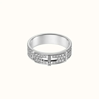 ¡®Lume Jewelry¡¯KELLY SILVER DIAMOND RING