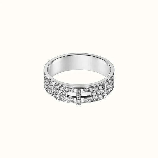 ¡®Lume Jewelry¡¯KELLY SILVER DIAMOND RING