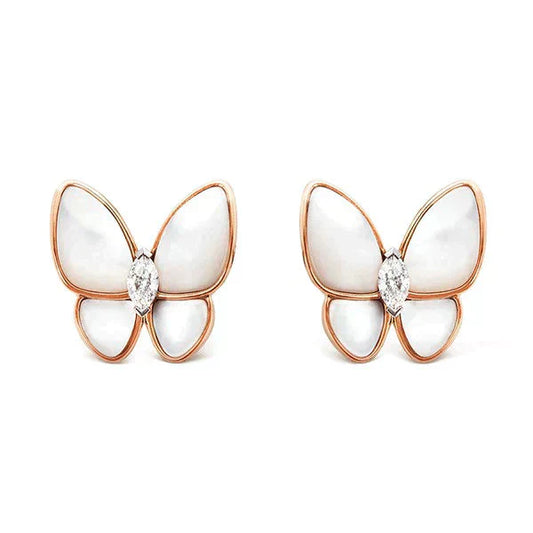 ¡®Lume Jewelry¡¯BUTTERFLY MOP DIAMOND EARRINGS