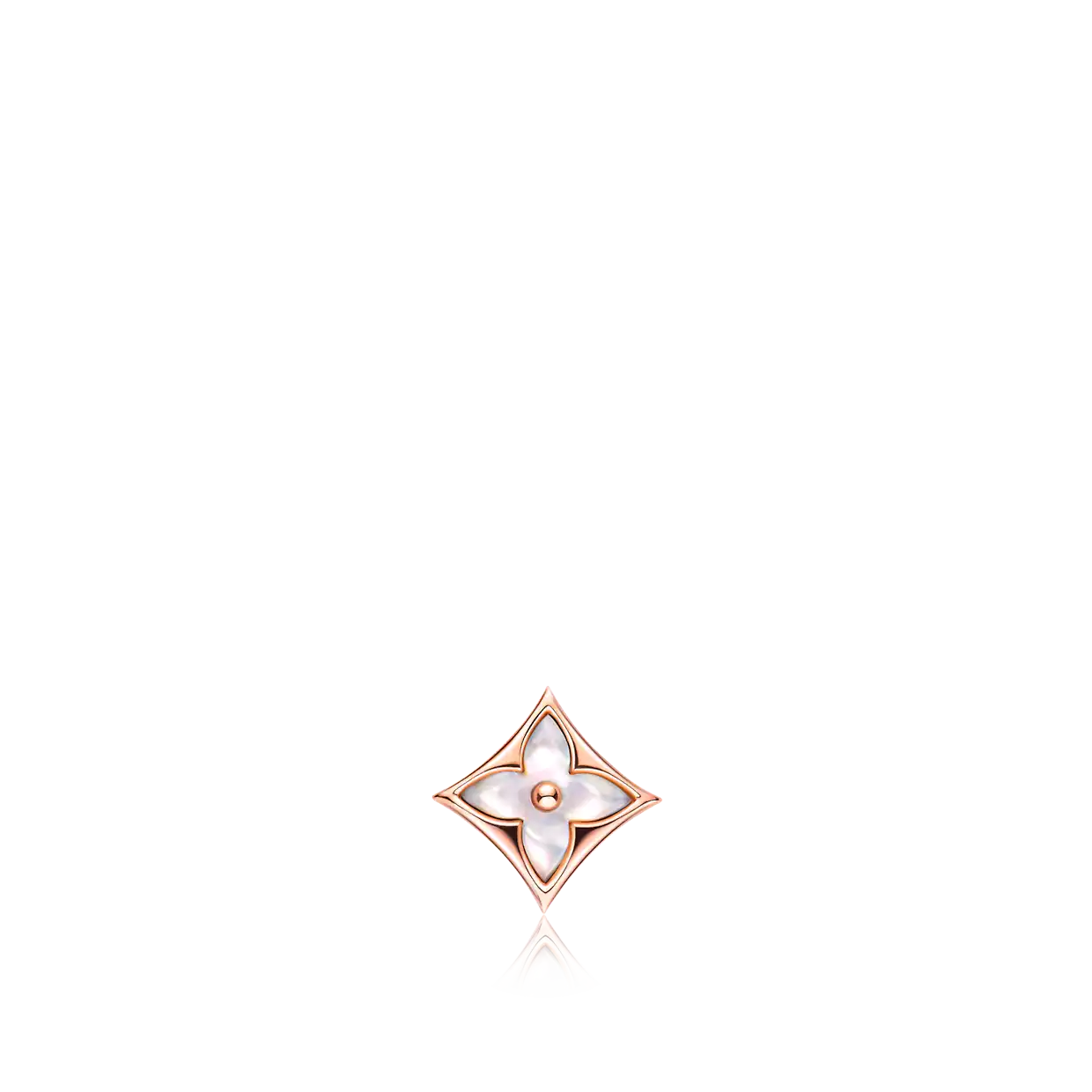 「Lume Jewelry」STAR MOP ピンクゴールドピアス