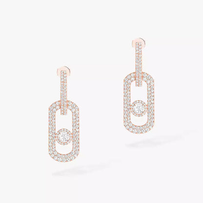 [Lume Jewelry]So Move XL Pave_-Set Diamond Pendant Earrings