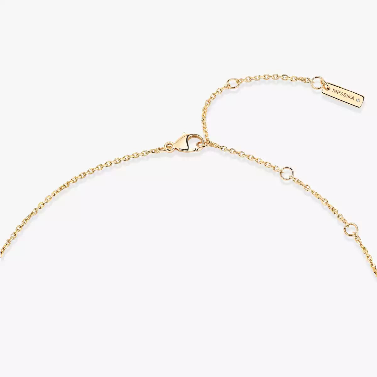 [Lume Jewelry]Lucky Eye Diamond Necklace in Rose Gold and Turquoise