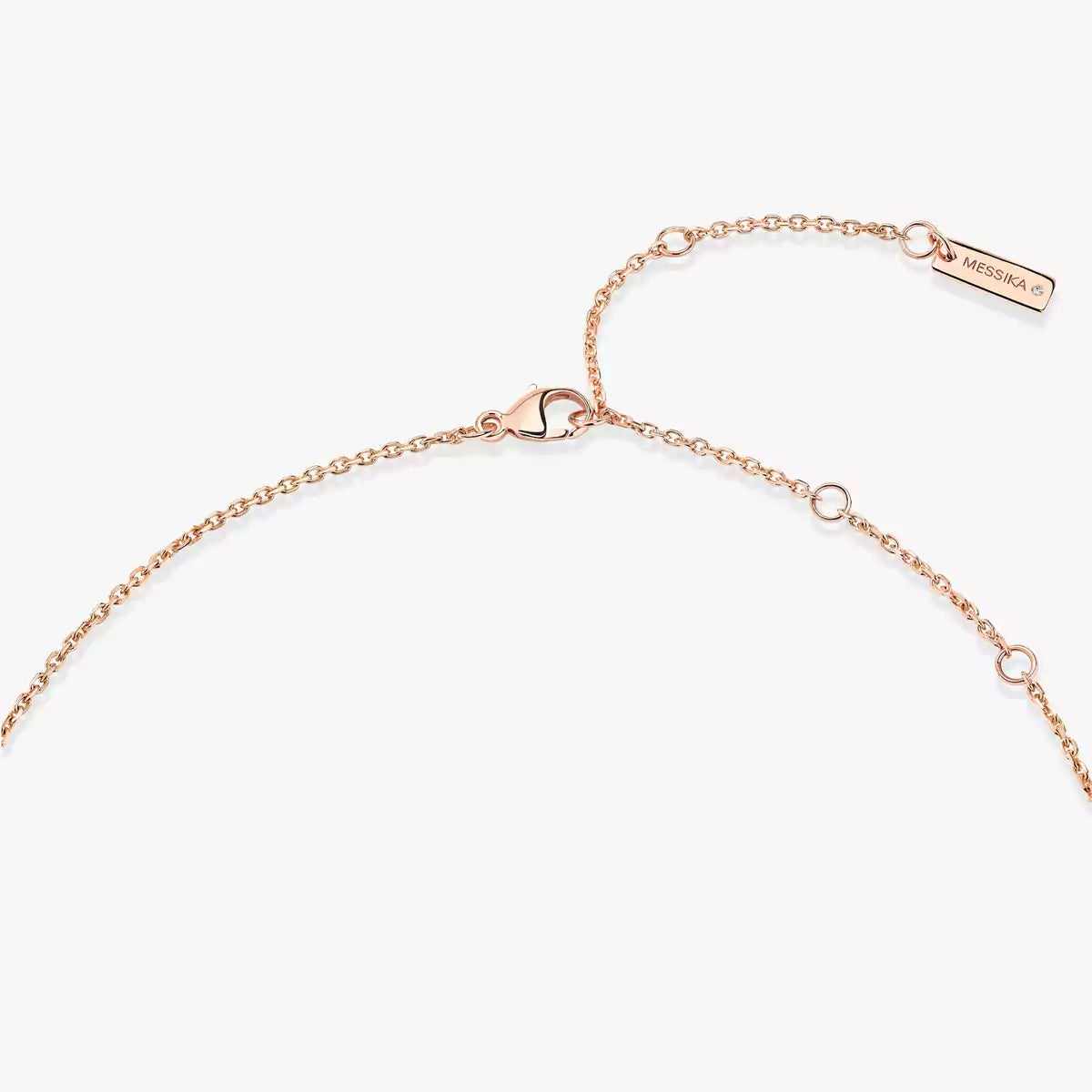 [Lume Jewelry]Lucky Eye Diamond Necklace in Rose Gold and Turquoise