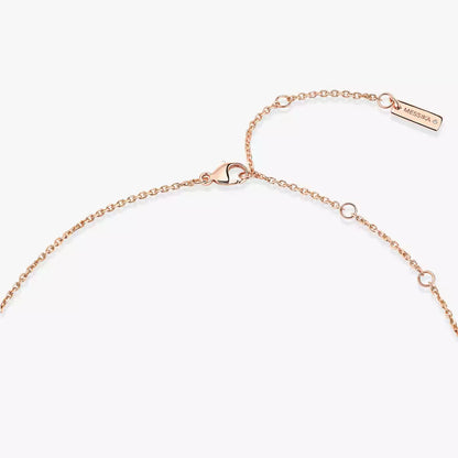 [Lume Jewelry]Lucky Eye Diamond Necklace in Rose Gold and Turquoise