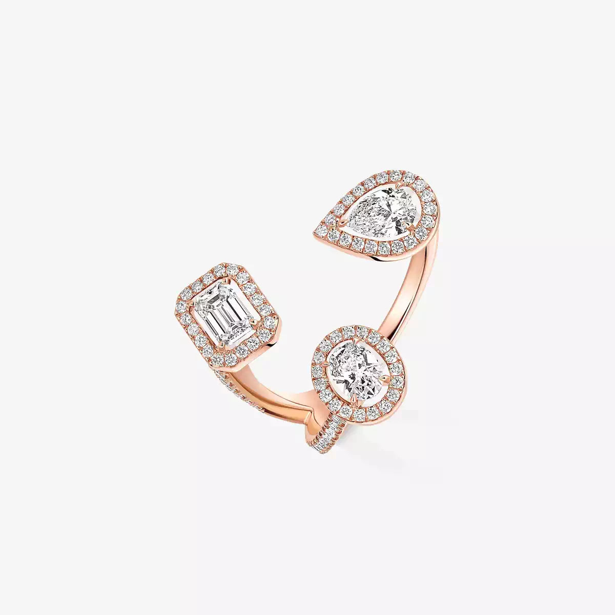 [[Lume Jewelry] Diamond Ring 0,25ct My Twin Trilogy