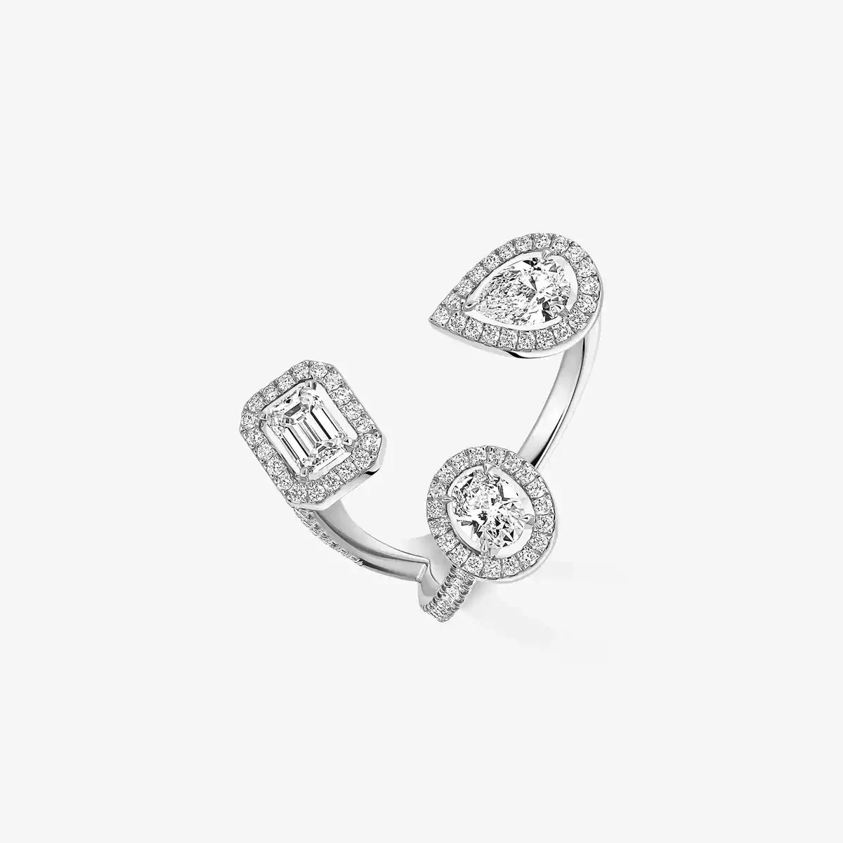[[Lume Jewelry] Diamond Ring 0,25ct My Twin Trilogy