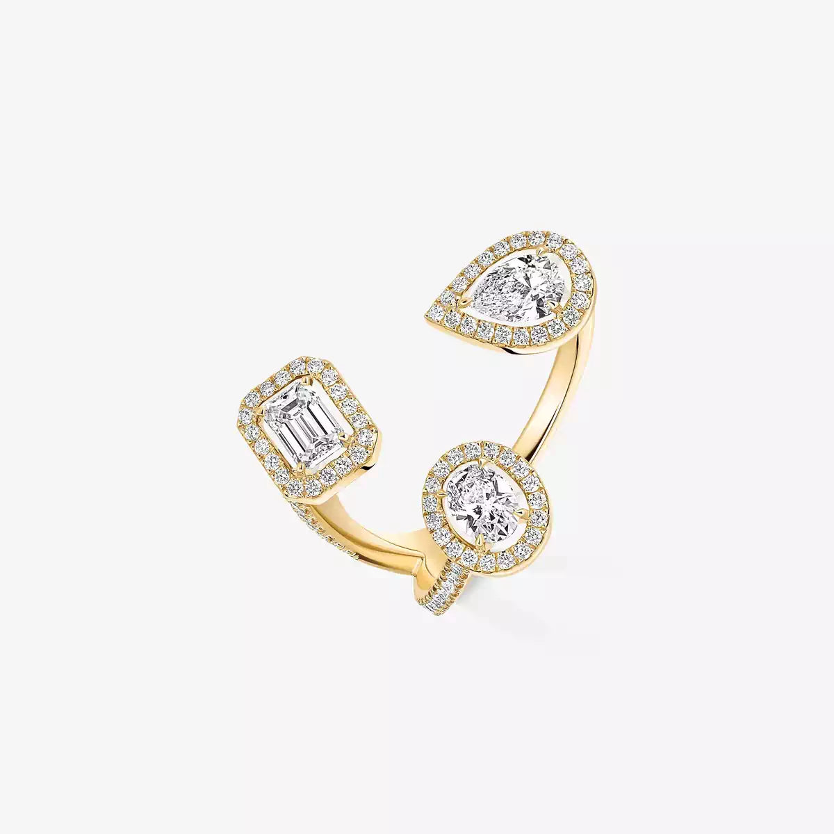 [[Lume Jewelry] Diamond Ring 0,25ct My Twin Trilogy