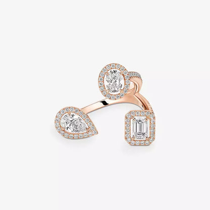 [[Lume Jewelry] Diamond Ring 0,25ct My Twin Trilogy