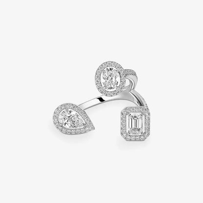 [[Lume Jewelry] Diamond Ring 0,25ct My Twin Trilogy