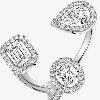 [[Lume Jewelry] Diamond Ring 0,25ct My Twin Trilogy