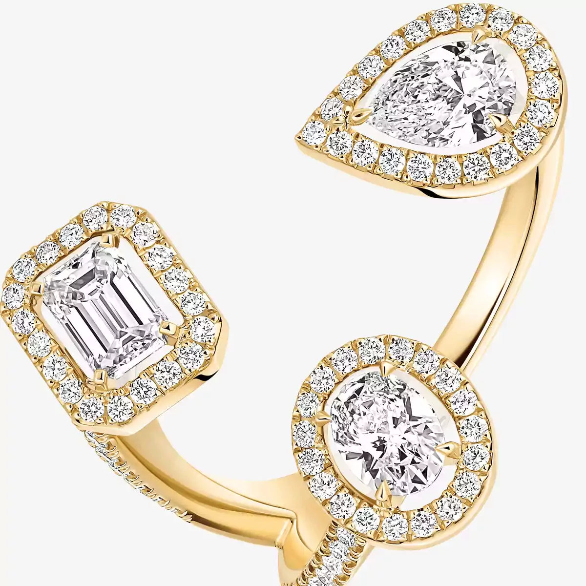 [[Lume Jewelry] Diamond Ring 0,25ct My Twin Trilogy