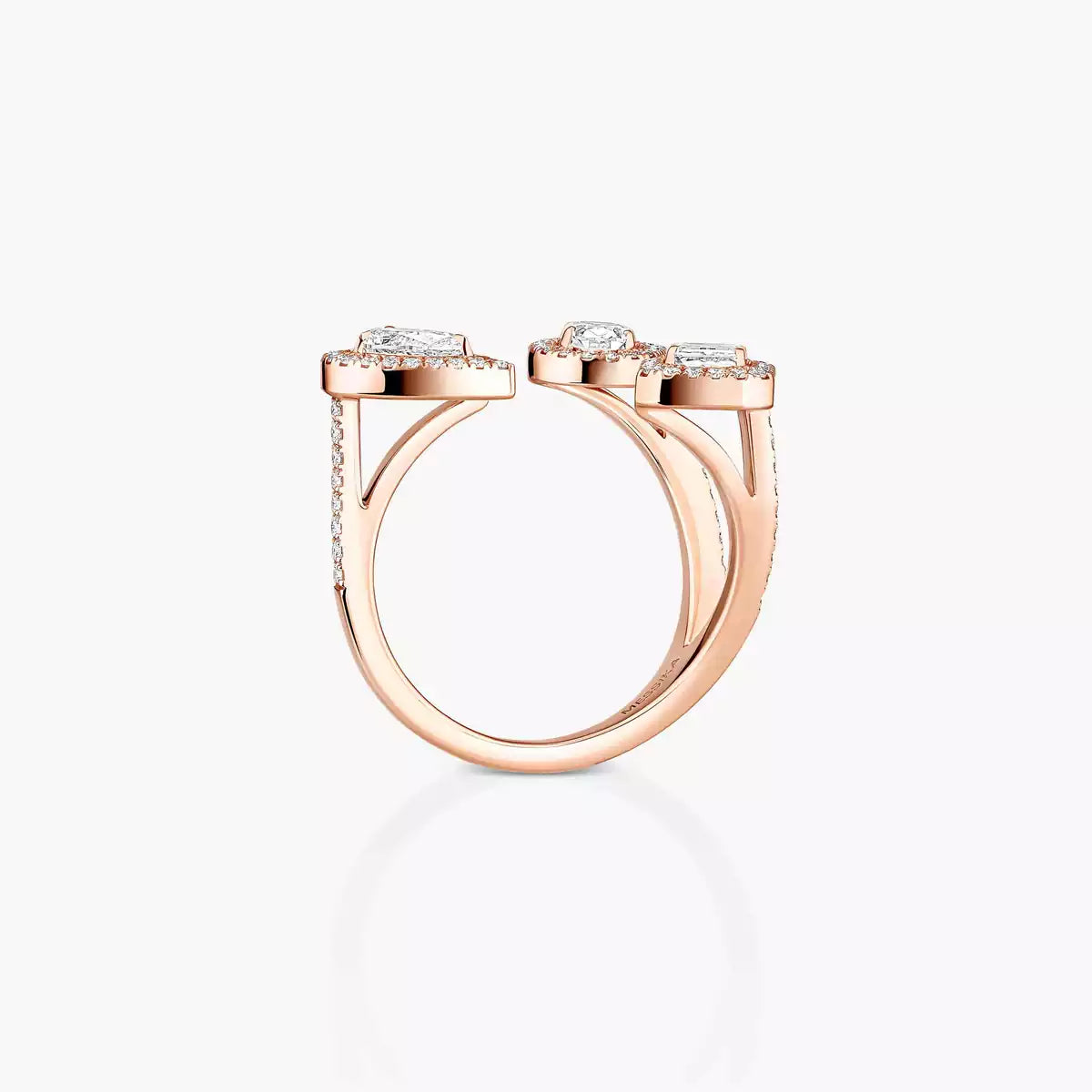 [[Lume Jewelry] Diamond Ring 0,25ct My Twin Trilogy