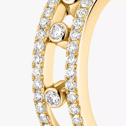 [Lume Jewelry]Diamond Pave_ Hoop Earrings Move