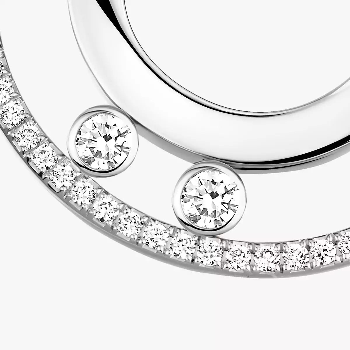 [Lume Jewelry]Move Romane Small Diamond Hoop Earrings