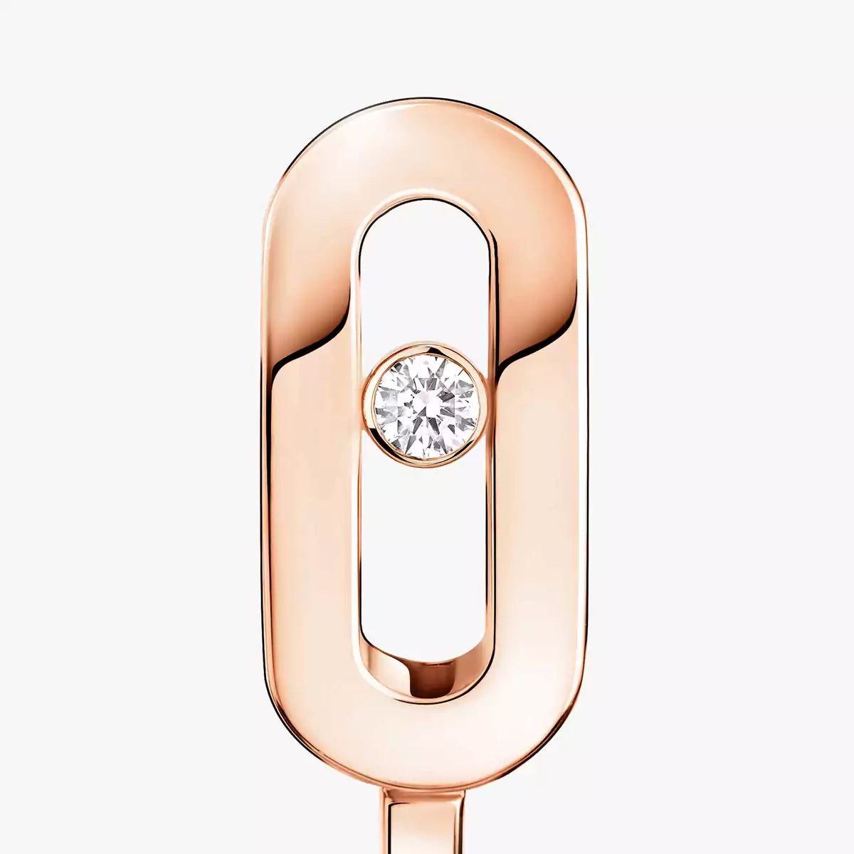 [Lume Jewelry]Diamond Mini Hoop Earrings Move Classique
