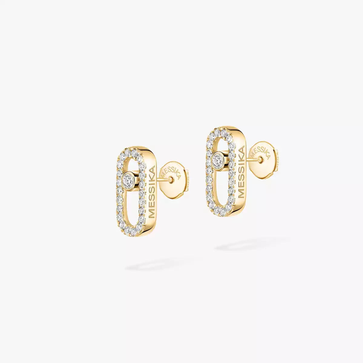 [Lume Jewelry]Move Uno Diamond Earrings
