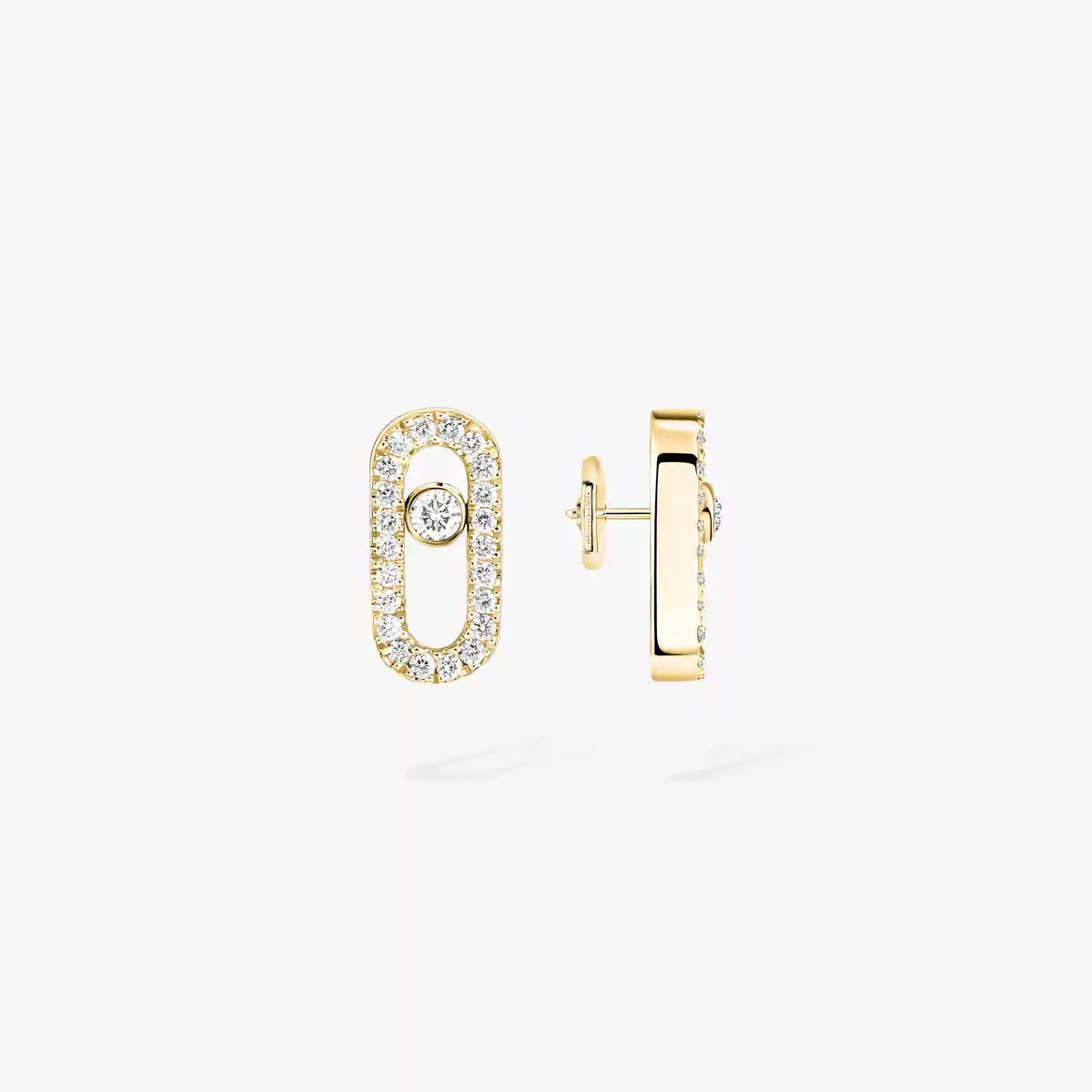 [Lume Jewelry]Move Uno Diamond Earrings