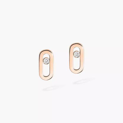 [Lume Jewelry]Move Uno Diamond Stud Earrings