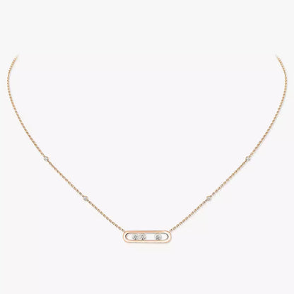 [Lume Jewelry] Baby Move Gold Diamond Necklace