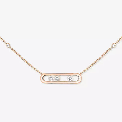 [Lume Jewelry] Baby Move Gold Diamond Necklace
