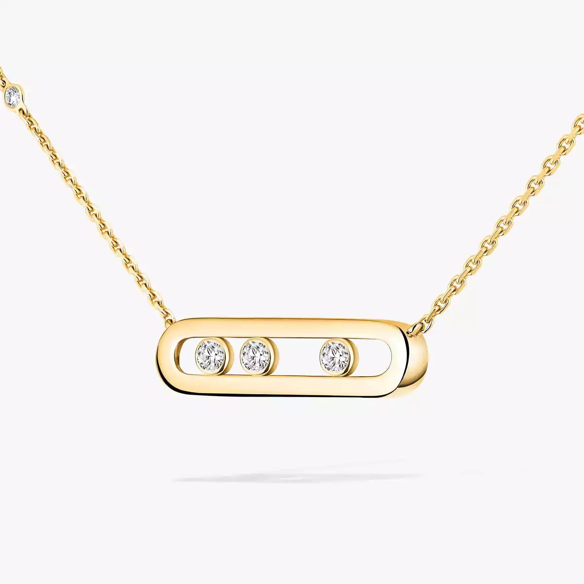 [Lume Jewelry] Baby Move Gold Diamond Necklace