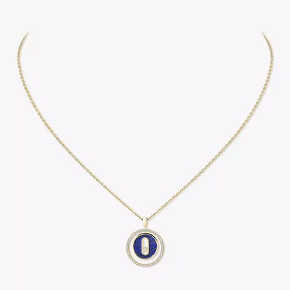 [Lume Jewelry]Lucky Move Diamond Necklace in Rose Gold and White Mother-of-Pearl