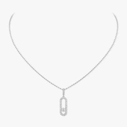 [Lume Jewelry]Move Uno Diamond Necklace in Rose Gold