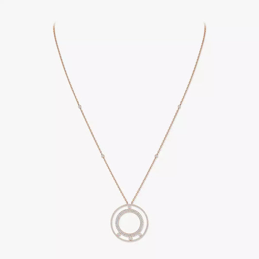 [Lume Jewelry]Move Romane Long Pave_-Set Diamond Necklace