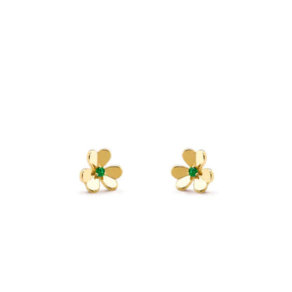 ¡®Lume Jewelry¡¯FRIVOLE  FLOWER MALACHITE EARRINGS