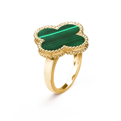 ¡®Lume Jewelry¡¯CLOVER MALACHITE RING