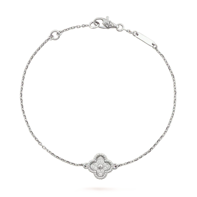 ¡®Lume Jewelry¡¯CLOVER  SINGLE FLOWER BRACELET SILVER