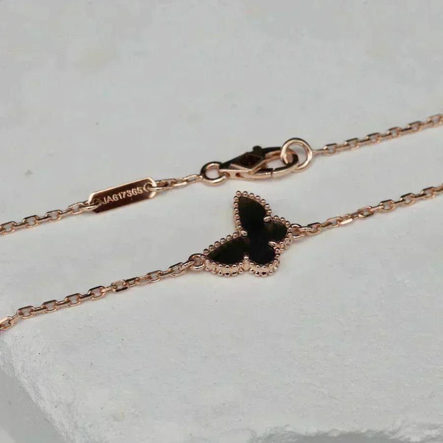 Lume Jewelry オニキス バタフライブレスレット