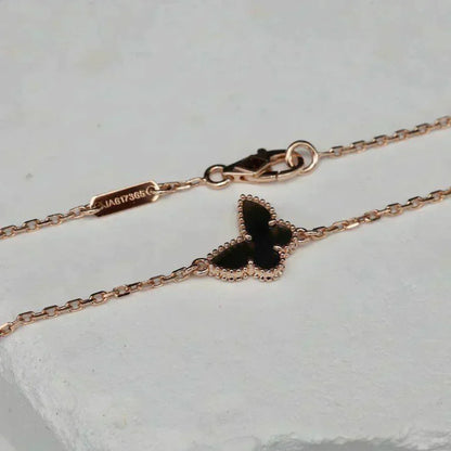 Lume Jewelry オニキス バタフライブレスレット