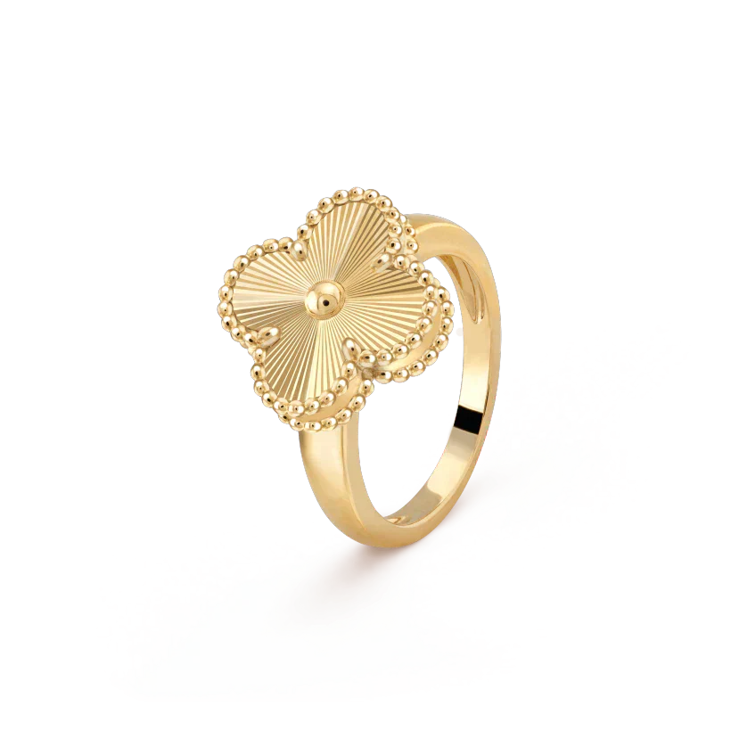 ¡®Lume Jewelry¡¯CLOVER GOLD RING